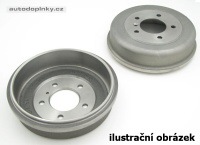 Zimmermann zadn� brzdov� bubny - Mercedes T1 karoserie (602), 307 D 2.4 - v�kon 53 kW -- rok v�roby 10/1982-01/1990